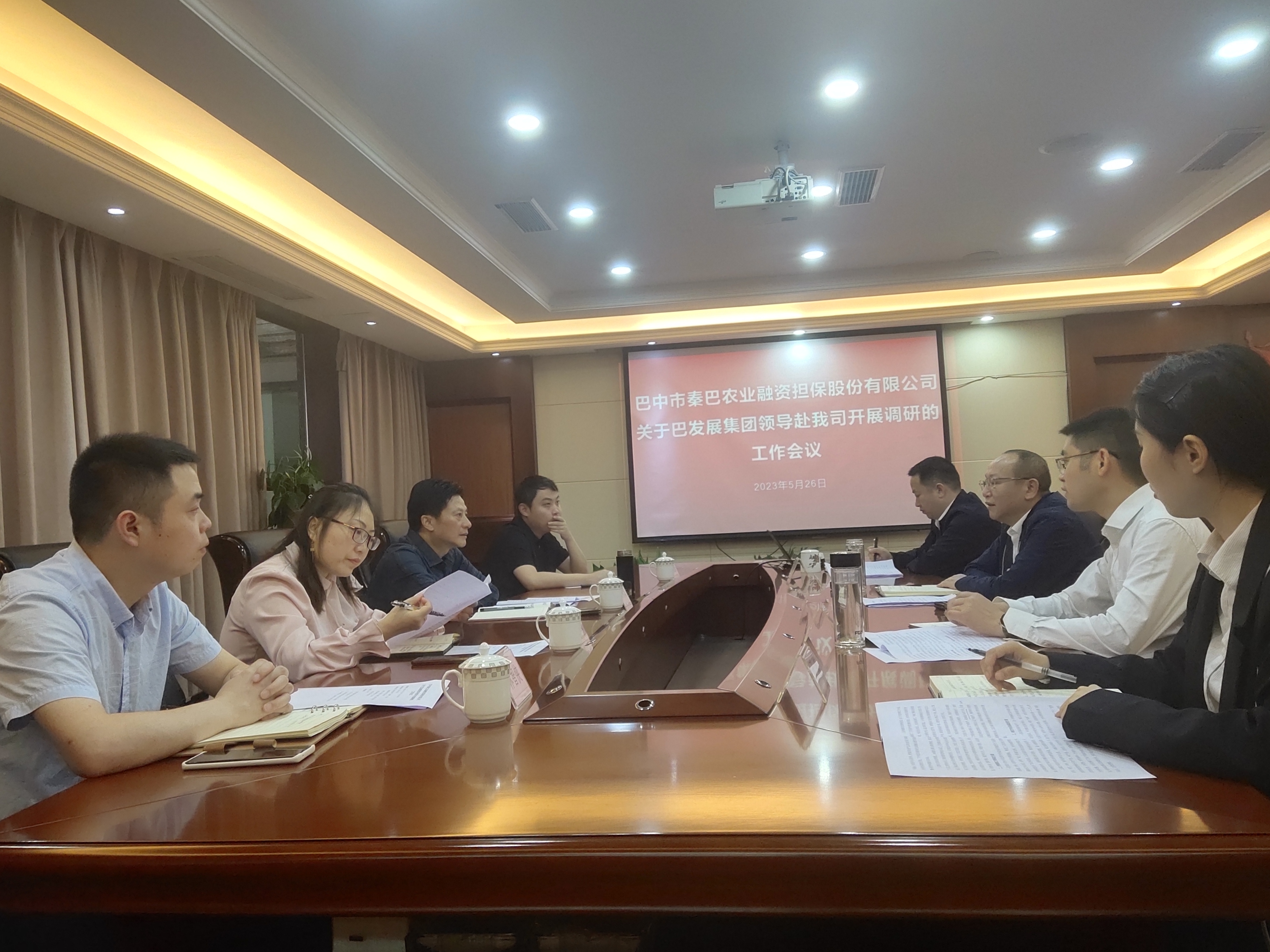 集團黨委書記、董事長許大政一行赴秦巴農(nóng)擔公司開展調(diào)研