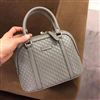 gucci女包 灰色浮雕logo手提包單肩包斜挎包現貨出倉