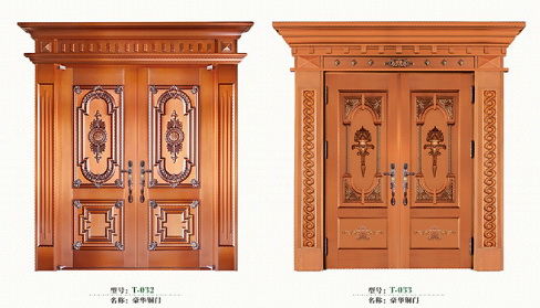 銅門廠家解析銅門種類與浮雕標識牌工藝